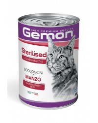 Gemon by Monge Cat Adult Sterilised Bocconcini con Manzo da 415 gr